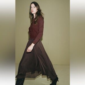 NWT Asymmetric Midi Skirt ZW Collection